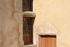 Fenêtre à traverse du XVe siècle