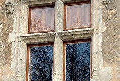 Fenêtre à meneau du XVe siècle