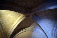 Croisée d'ogive d'église ou de château de style XIVe