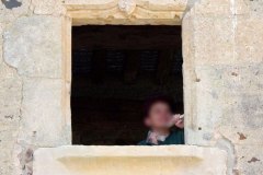 Petite fenêtre de manoir XVe siècle