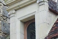 Lucarne Renaissance manoir XVIe siècle