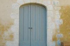 Porte en anse de panier, architecture rurale du XIXe siècle