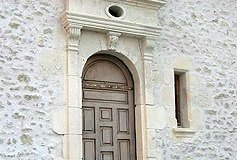Porte de manoir Renaissance  du XVe siècle